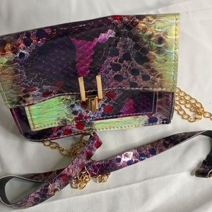 Pink and Purple Small Crossbody